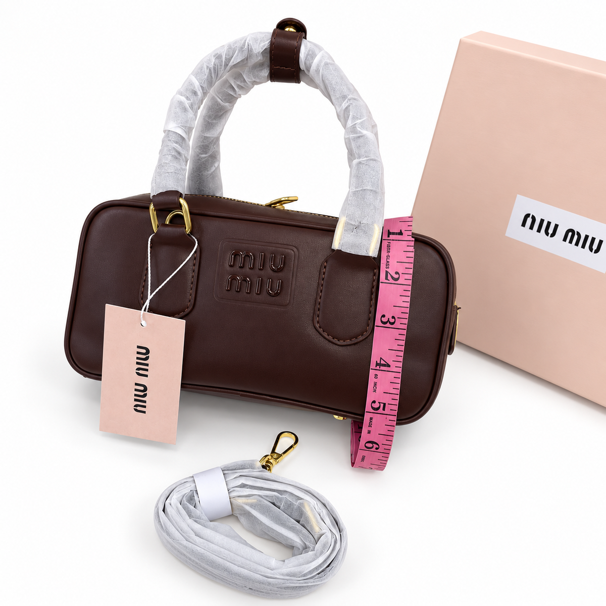 Miu Miu Structured Mini Boston Bag