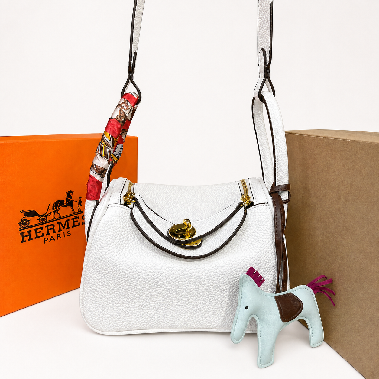 Hermès Lindy-Inspired Premium Crossbody Handbag