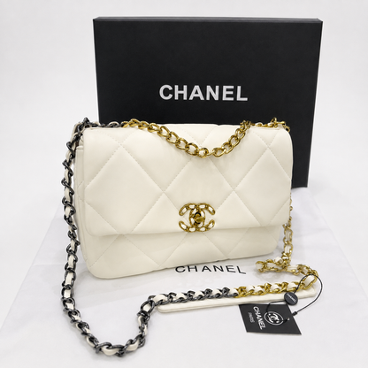 Chanel Signature Chain Quilted Flap Bag