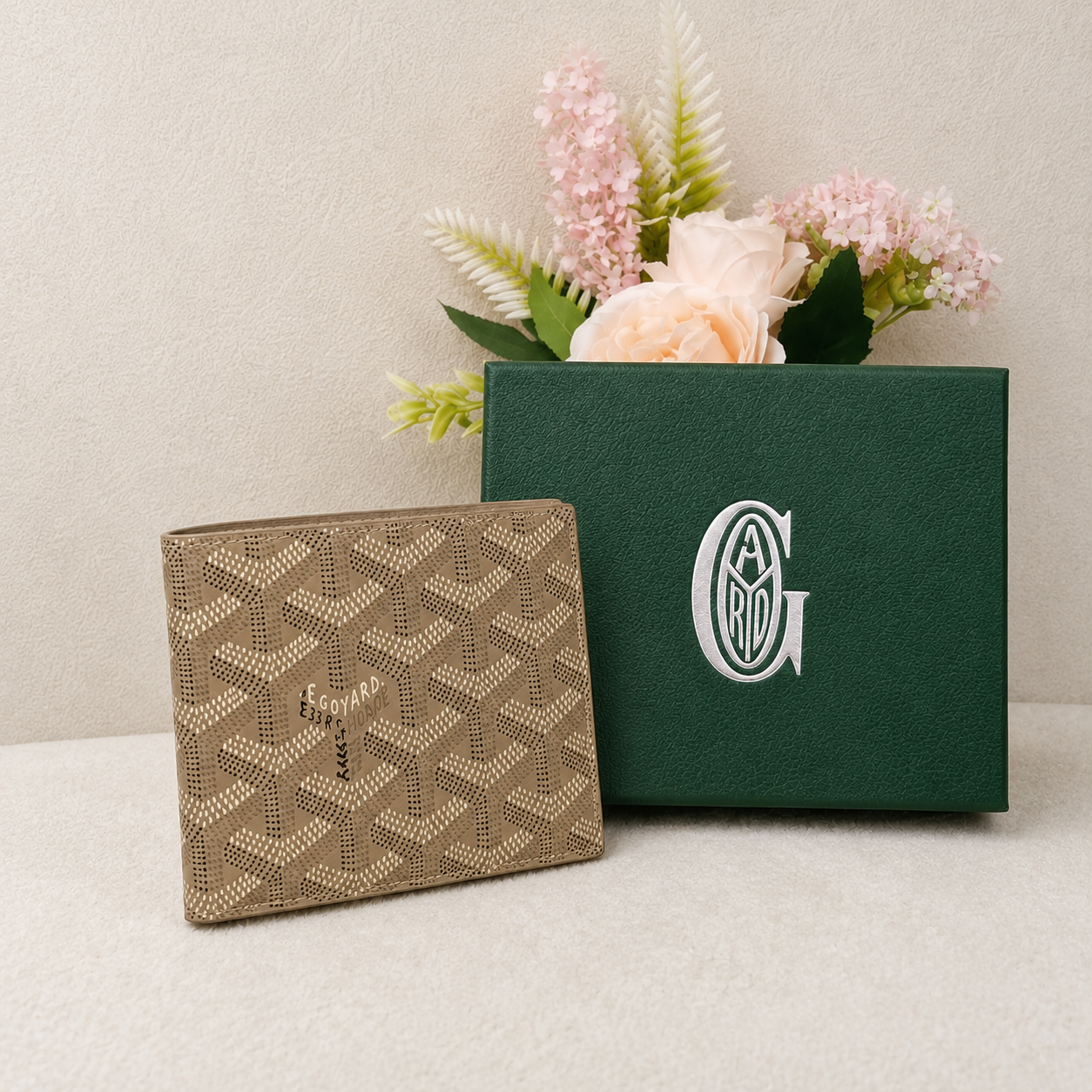 Goyard Signature Chevron Bifold Wallet