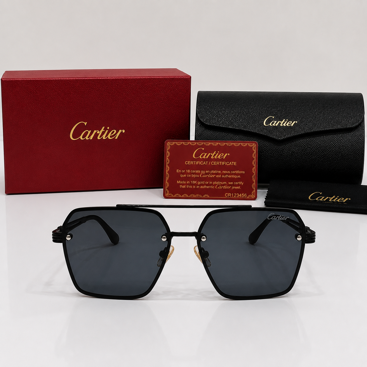 Cartier Santos Square Sunglasses