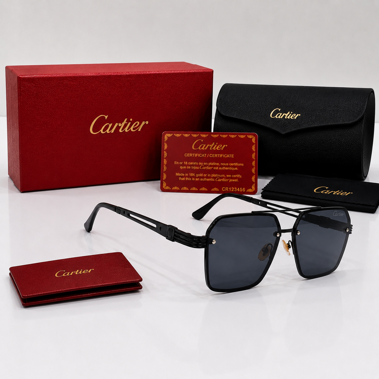 Cartier Santos Square Sunglasses