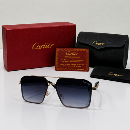 Cartier Santos Modern Square Sunglasses