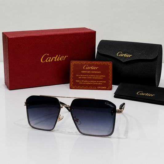 Cartier Santos Modern Square Sunglasses
