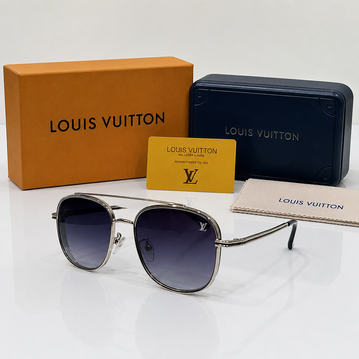 Louis Vuitton Prestige Aviator Gradient Sunglasses