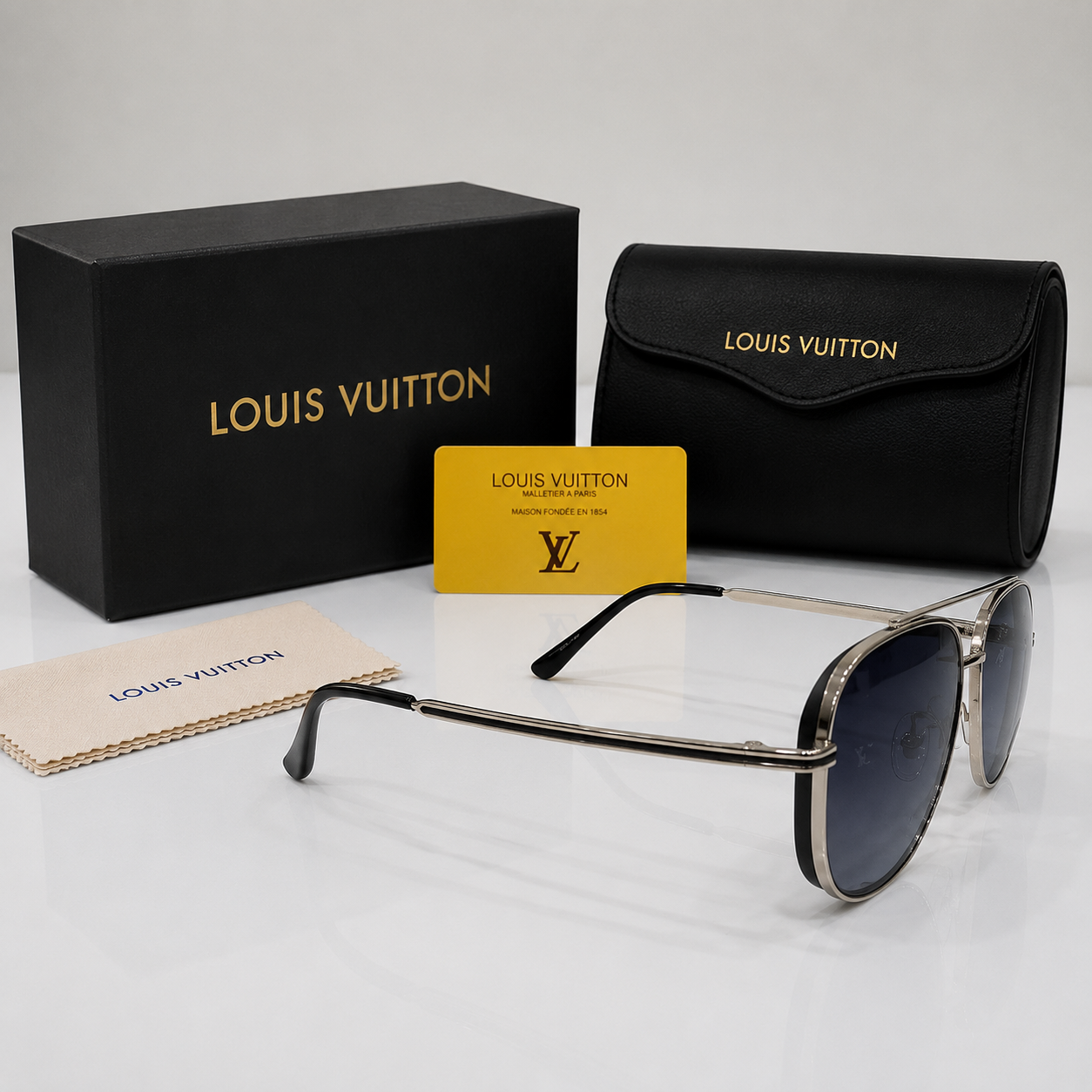 Louis Vuitton Prestige Aviator Gradient Sunglasses