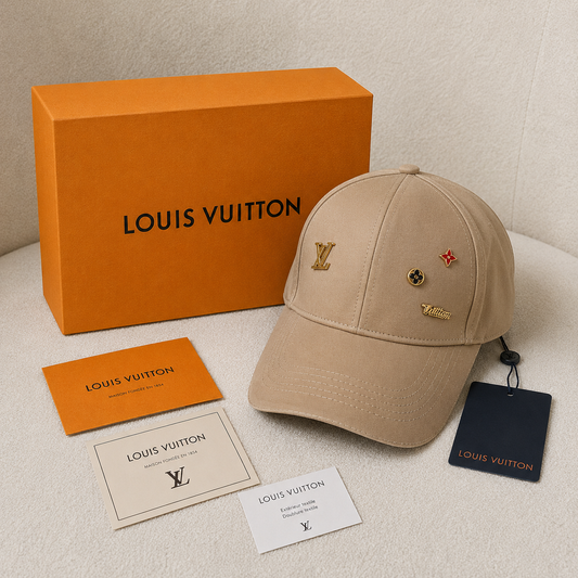 Louis Vuitton Embellished Luxury Baseball Cap