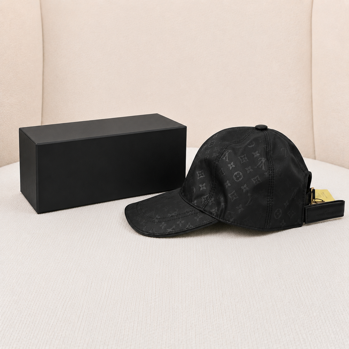 Louis Vuitton Monogram Noir Baseball Cap