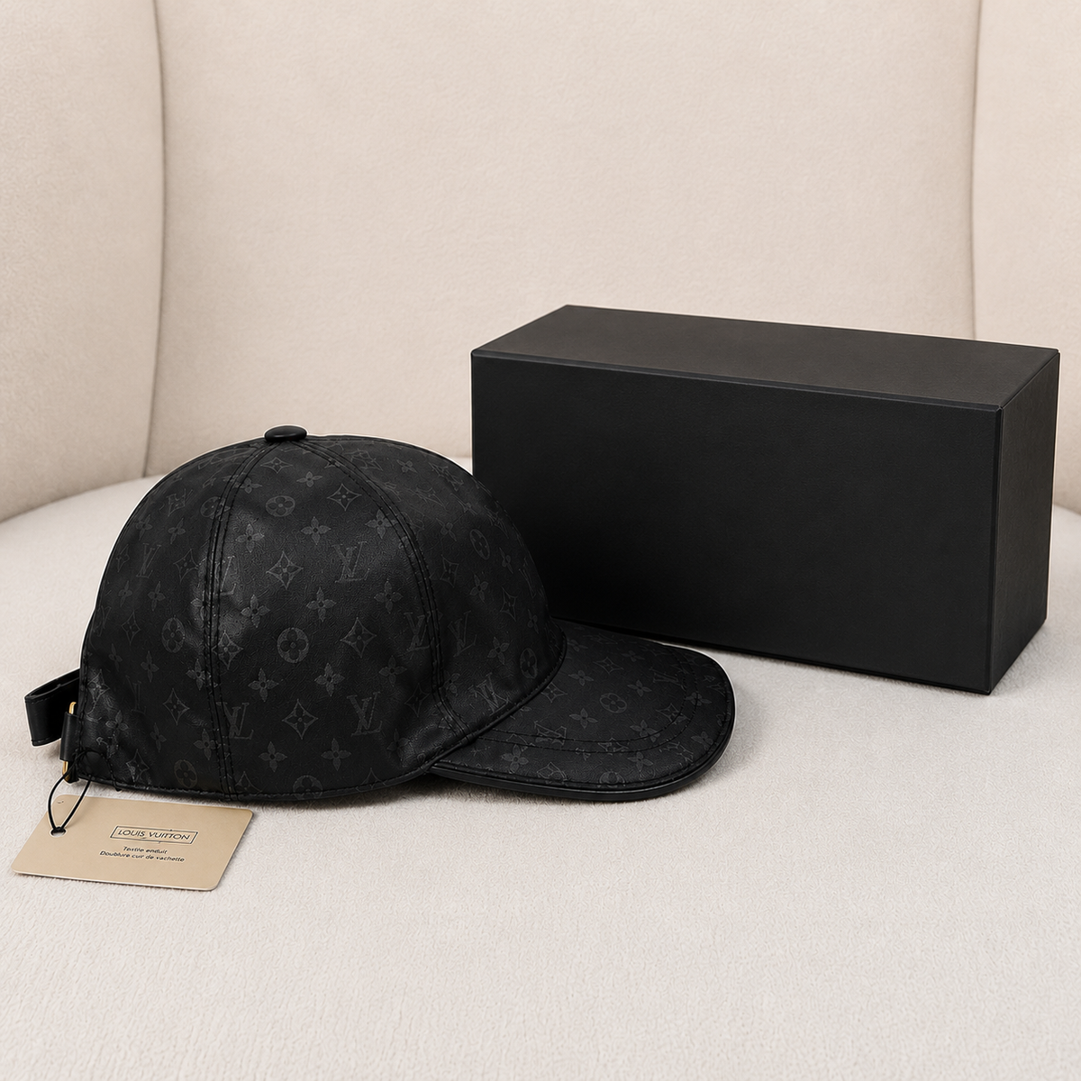 Louis Vuitton Monogram Noir Baseball Cap