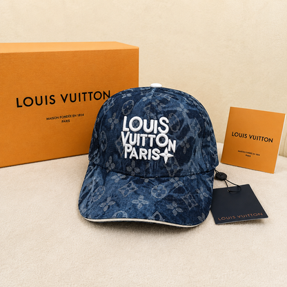 Louis Vuitton Monogram Embroidered Baseball Cap