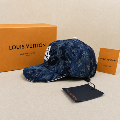 Louis Vuitton Monogram Embroidered Baseball Cap