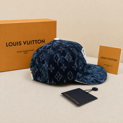 Louis Vuitton Monogram Embroidered Baseball Cap
