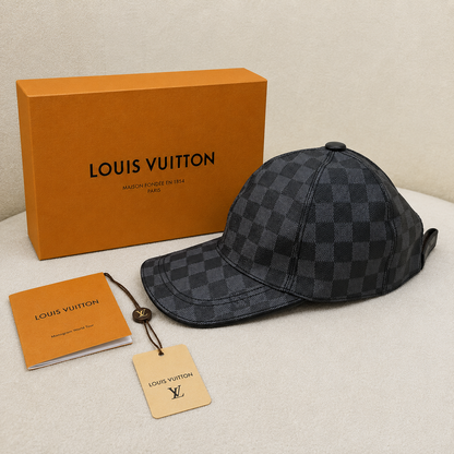 Louis Vuitton Damier Ebene & Graphite Baseball Cap