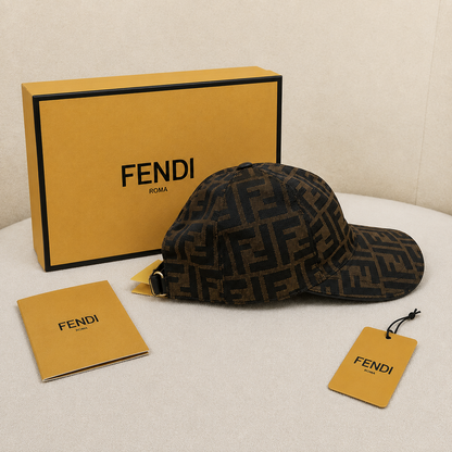 Fendi FF Monogram Classic Baseball Cap
