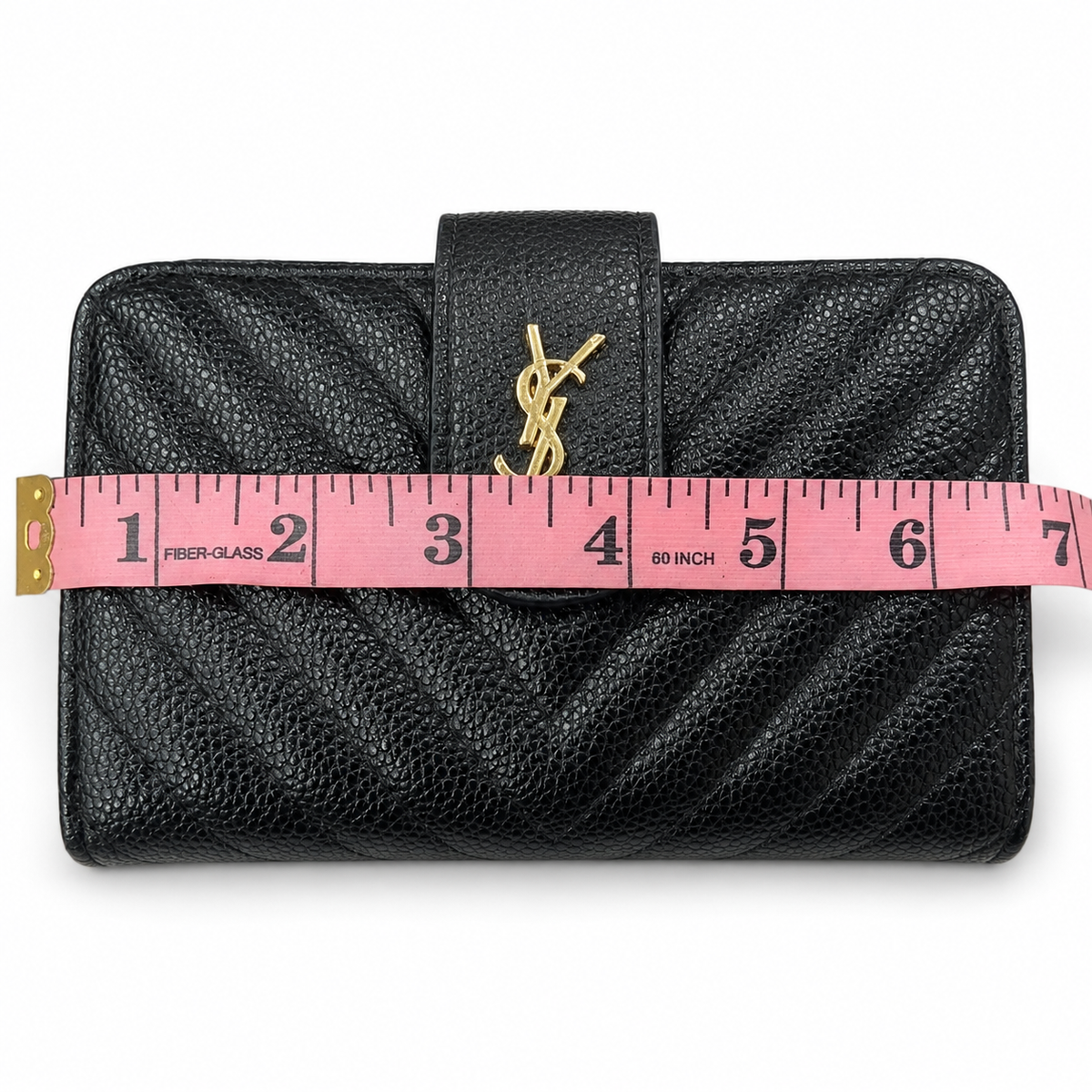 Yves Saint Laurent Quilted Zip Wallet Style