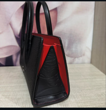 Christian Louboutin Studded Leather Top Handle Bag