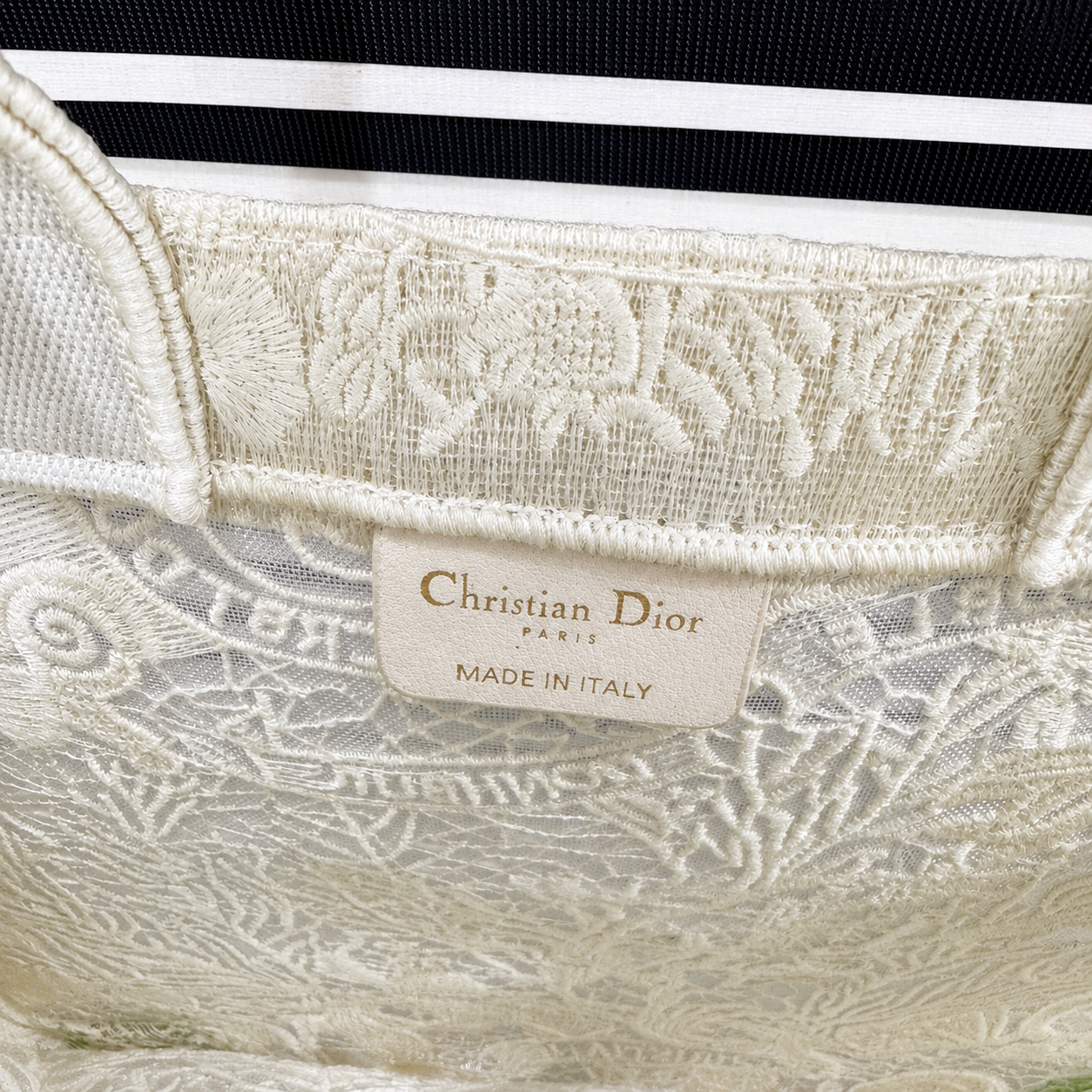 Christian Dior Book Tote – Toile de Jouy Embroidered Canvas