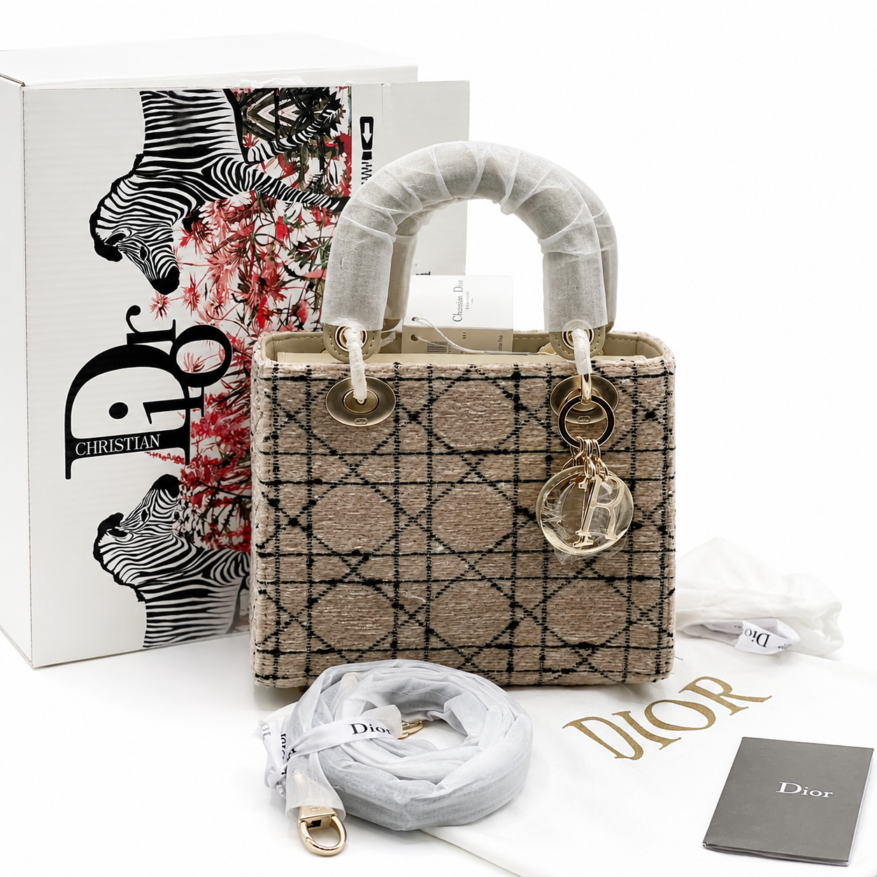 Christian Dior Medium Lady D-Lite Tote Bag