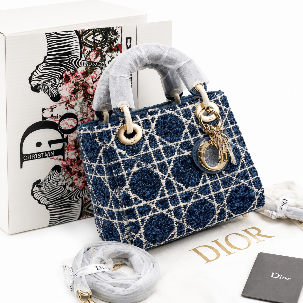 Christian Dior Medium Lady D-Lite Tote Bag
