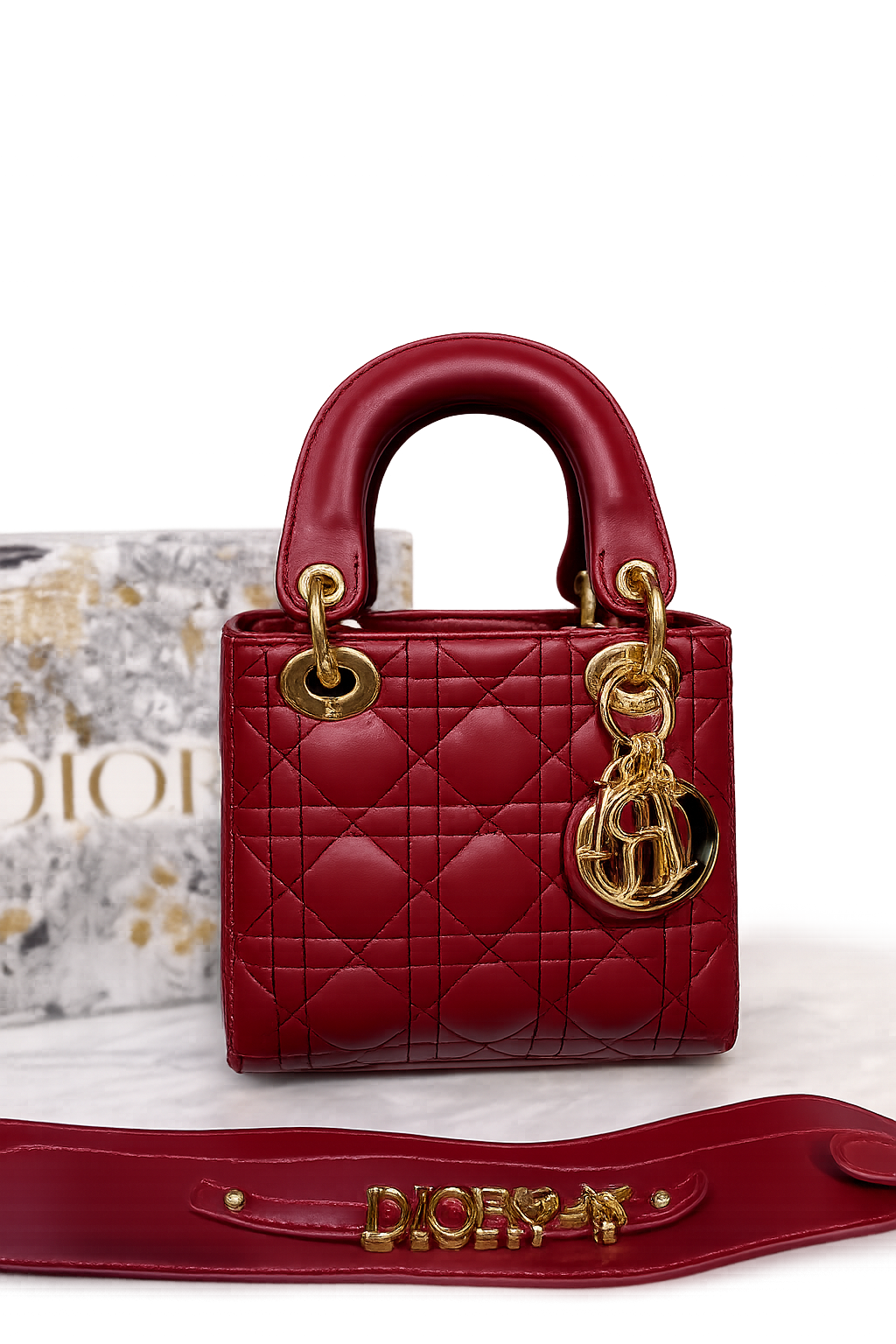 Christian Dior Small Lady Dior My ABC Dior Bag