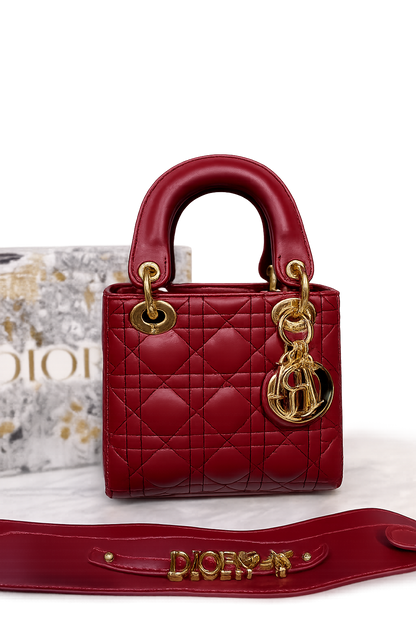 Christian Dior Small Lady Dior My ABC Dior Bag