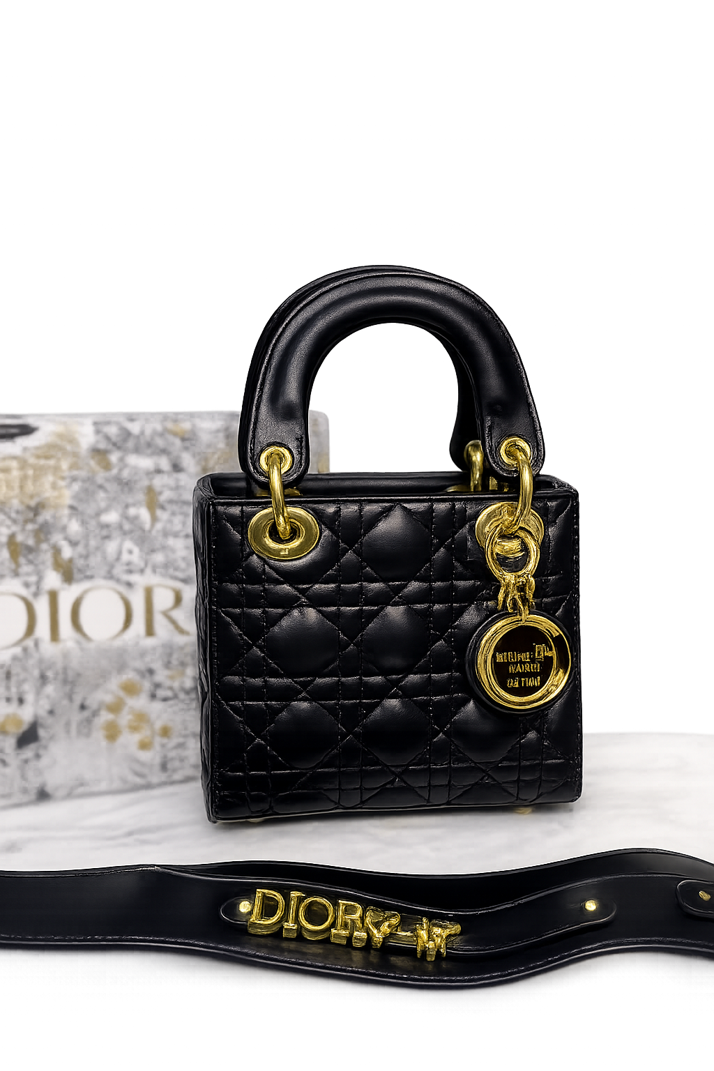 Christian Dior Small Lady Dior My ABC Dior Bag