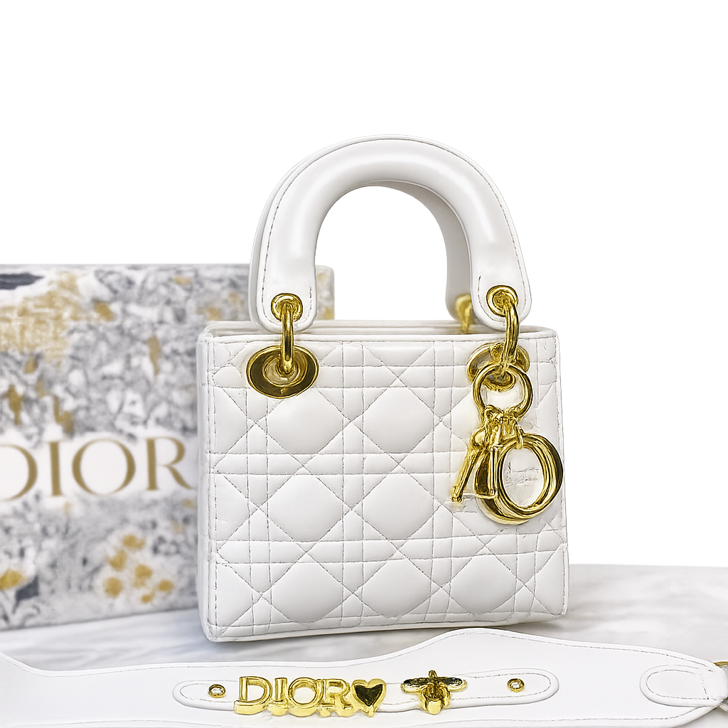 Christian Dior Small Lady Dior My ABC Dior Bag