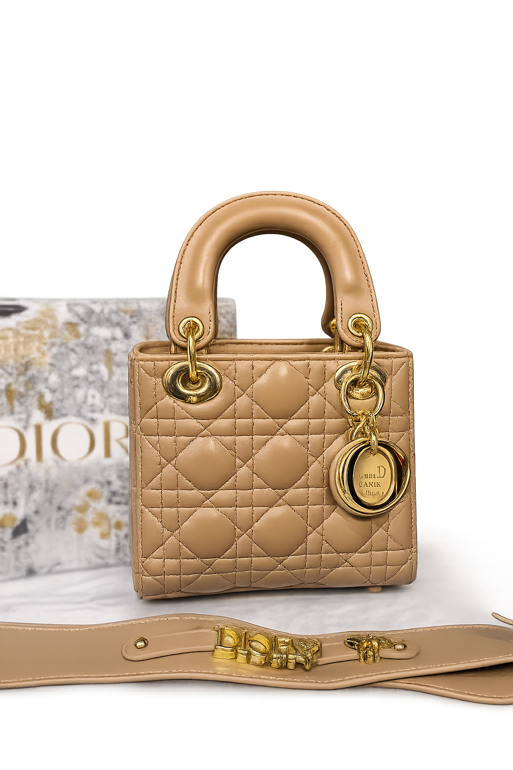 Christian Dior Small Lady Dior My ABC Dior Bag