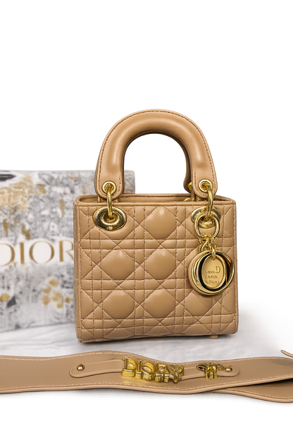 Christian Dior Small Lady Dior My ABC Dior Bag