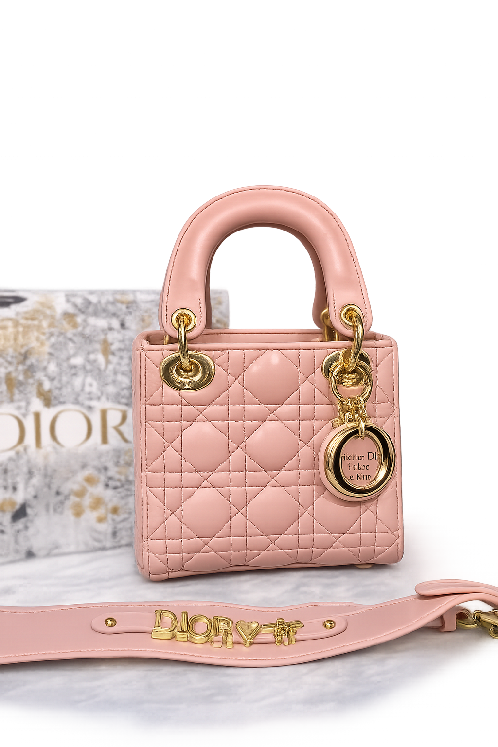 Christian Dior Small Lady Dior My ABC Dior Bag