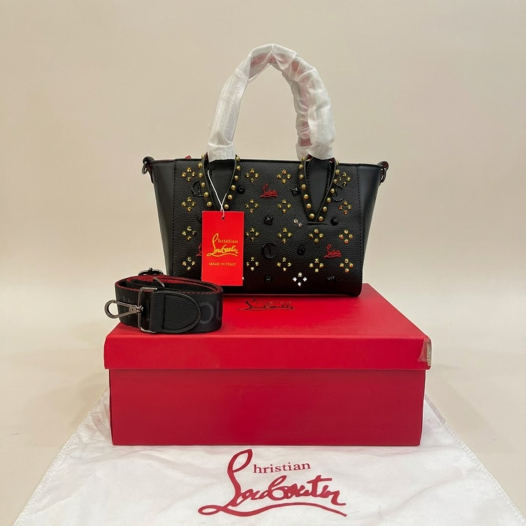 Christian Louboutin Cabata Studded Mini Tote Bag
