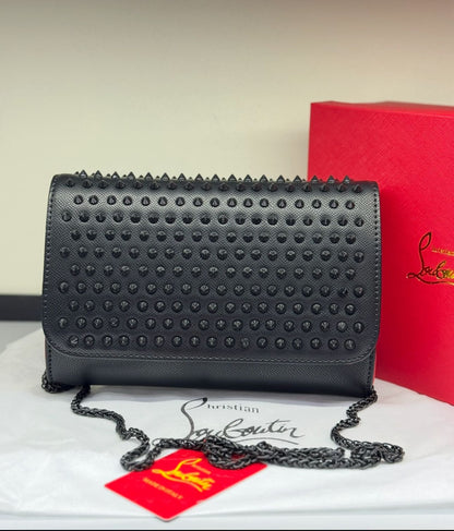 Christian Louboutin Paloma Studded Clutch Bag