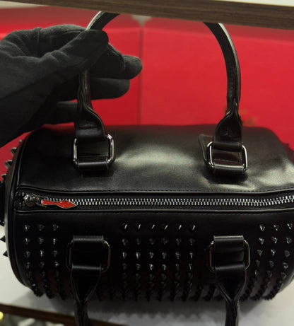 Christian Louboutin Paloma Medium Top Handle Bag (Spiked Leather)
