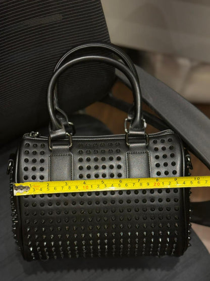Christian Louboutin Paloma Medium Top Handle Bag (Spiked Leather)