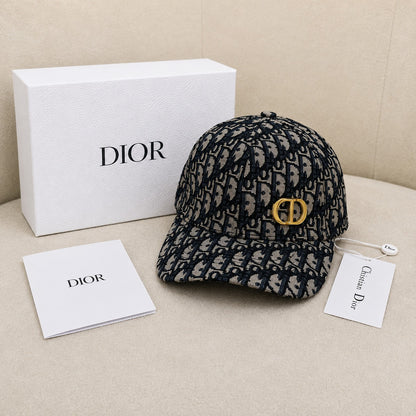 Christian Dior Oblique CD Logo Baseball Cap