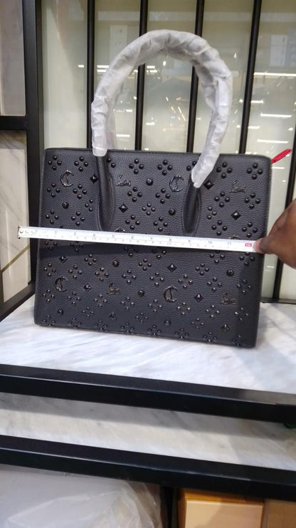 Christian Louboutin Paloma Studded Leather Tote Bag