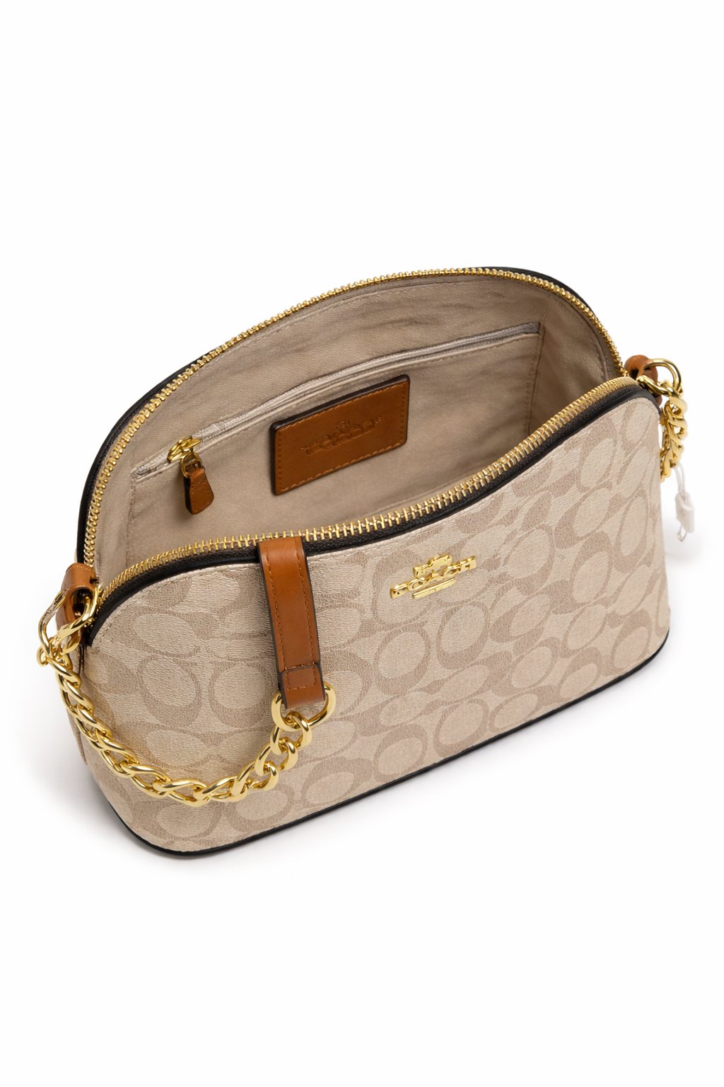 Coach Signature Dome Camera Crossbody Bag