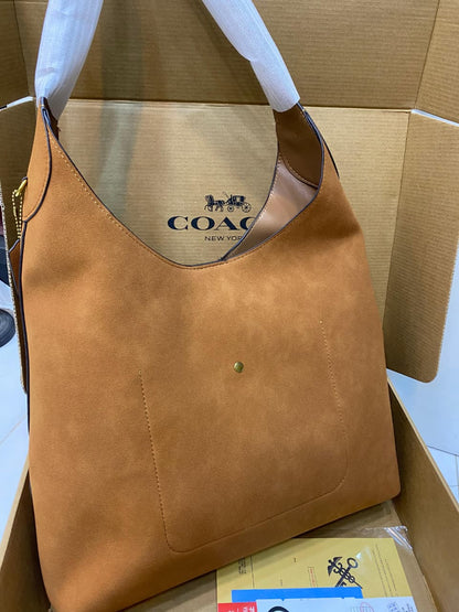 Coach Brooklyn 28 Suede Shoulder Bag – Model # 28
