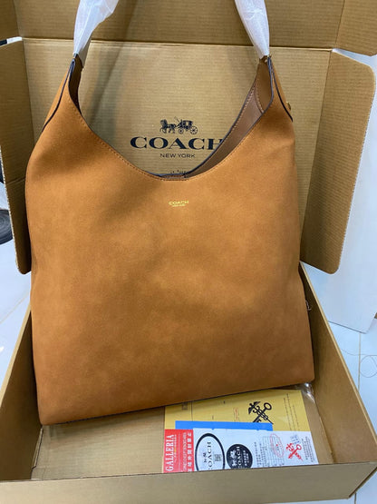 Coach Brooklyn 28 Suede Shoulder Bag – Model # 28