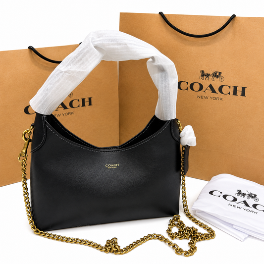 Coach Chain Hobo Shoulder Bag
