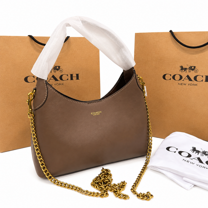 Coach Chain Hobo Shoulder Bag
