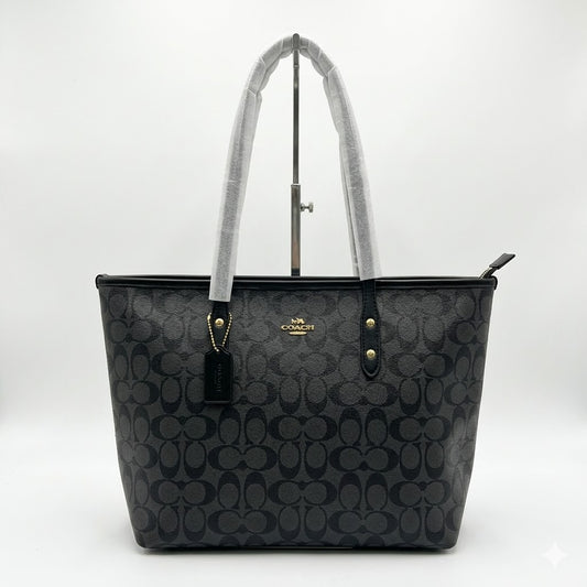 Coach City Tote Bag in Signature Canvas