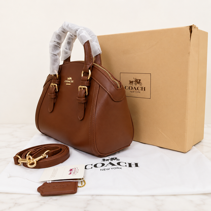 Coach Cora Domed Satchel – Brown