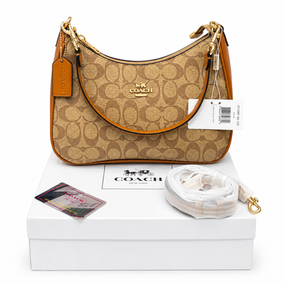Coach Eliza Leather Shoulder Bag