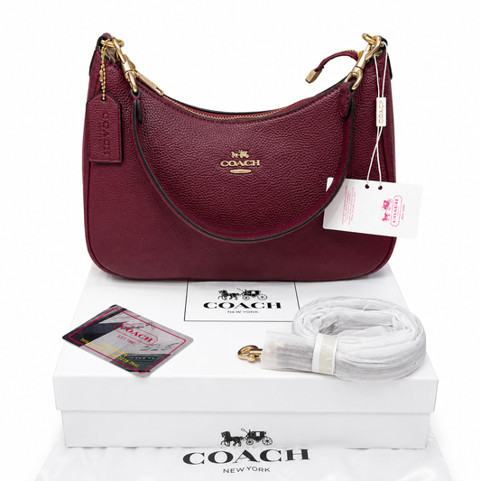 Coach Eliza Leather Shoulder Bag
