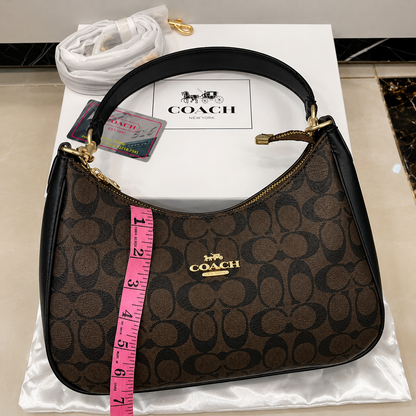 Coach Eliza Leather Shoulder Bag