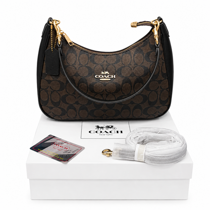 Coach Eliza Leather Shoulder Bag