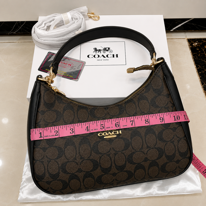 Coach Eliza Leather Shoulder Bag