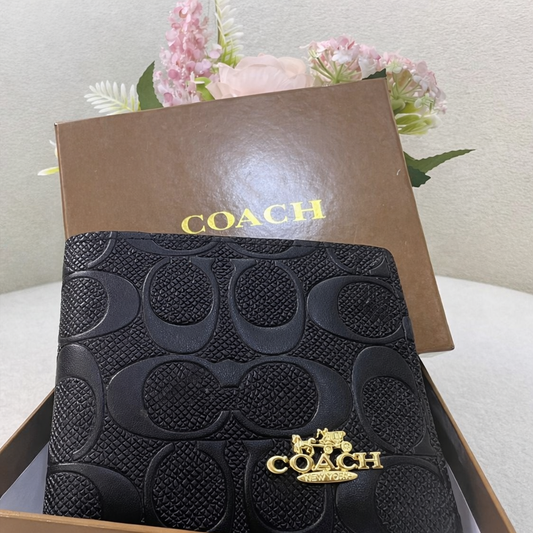 Coach Embossed Monogram Wallet Style