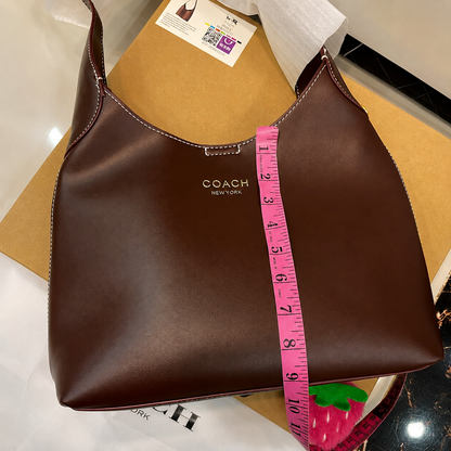 Coach Leather Hobo Shoulder Bag